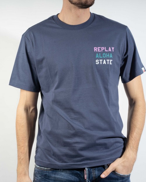 T-Shirt REPLAY amb texte i...
