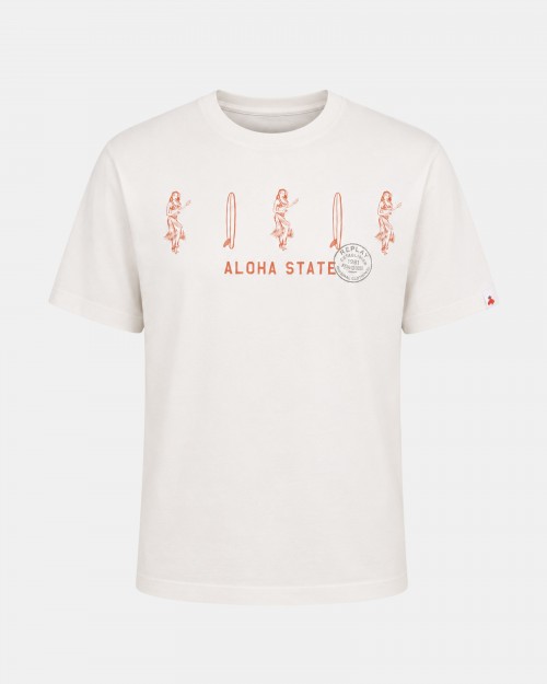 T-Shirt REPLAY AMB ESTAMPAT...