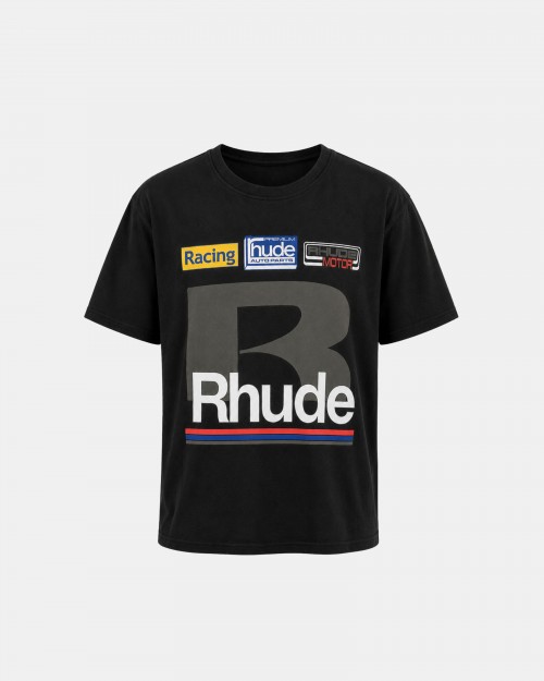 T-Shirt RHUDE PETROL PATCH